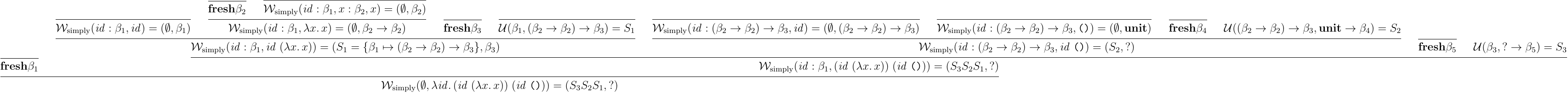 単純型付ラムダ計算の型推論で一部単一化に失敗する